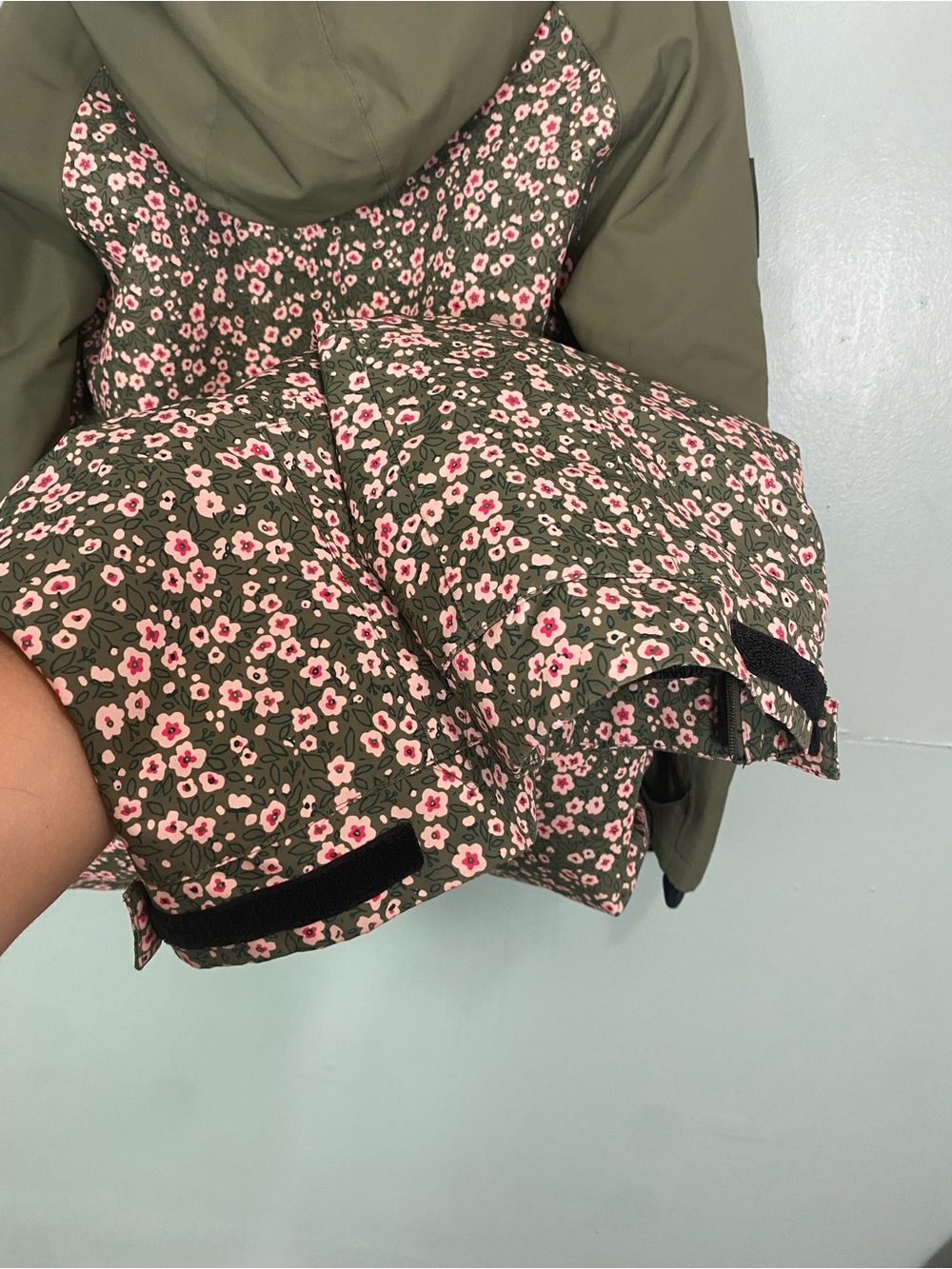 Free People Oneskee Original Pro Floral Snow Suit Green Small - Picture 10 of 15